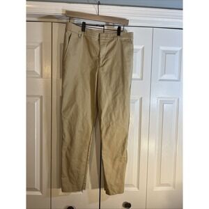 Lauren Ralph Lauren Women's Khaki Dress Pants 10 Flat‎ Front Stretch Business